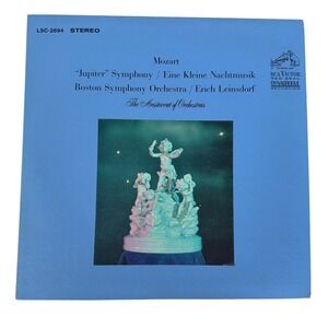 Mozart Jupiter Symphony Boston Symphony Erich Leinsdorf RCA Red Seal Vinyl LP